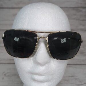 Oakley Plantiff Squared Gold Framed Wayfarer Sunglasses Unisex 004057